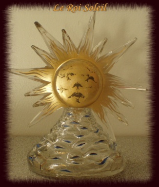 Flacon de parfum Le Roi Soleil  en Cristal de Baccarat